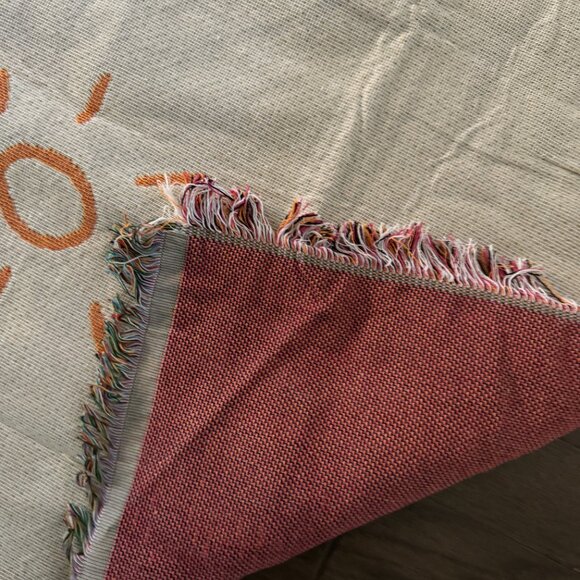 Elevated Faith MADE NEW THROW BLANKET 50 x 70 Jacquard Woven Tassel - Picture 8 of 9